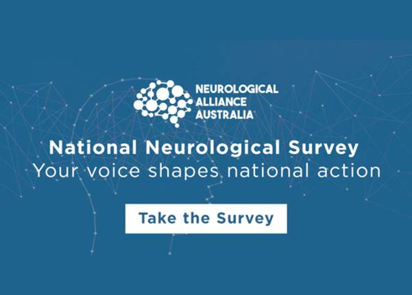 Take the National Neurological Survey Australia call to action banner